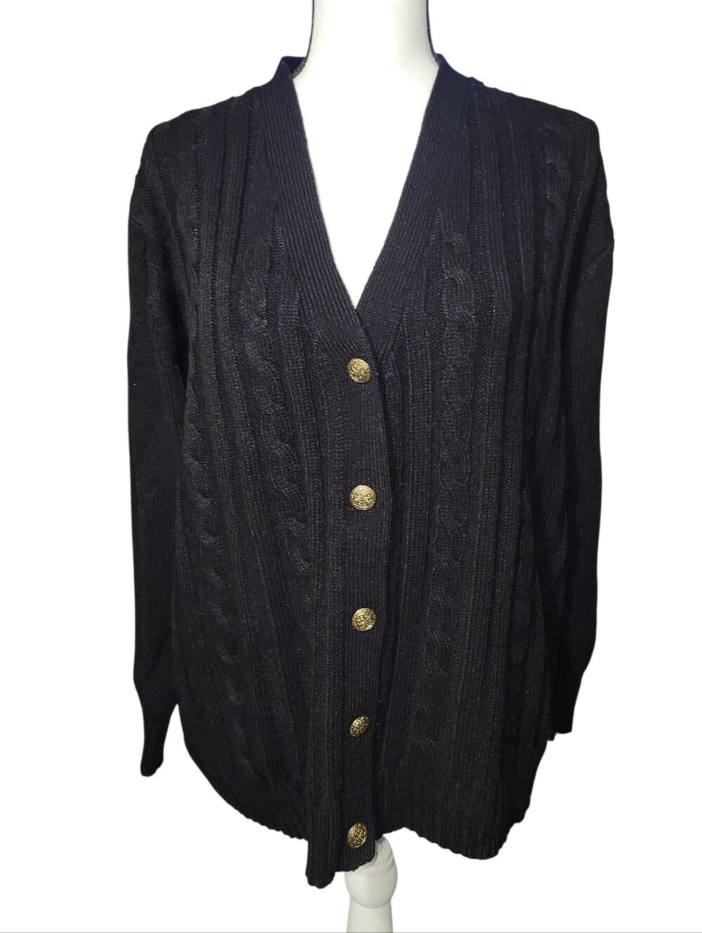 Vintage Bobby Brooks Cable Knit Cardigan